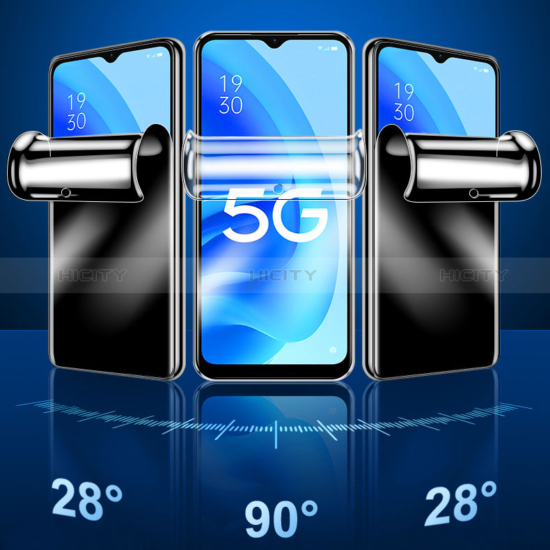 Vivo Y53s NFC用高光沢 液晶保護フィルム フルカバレッジ画面 反スパイ Vivo クリア