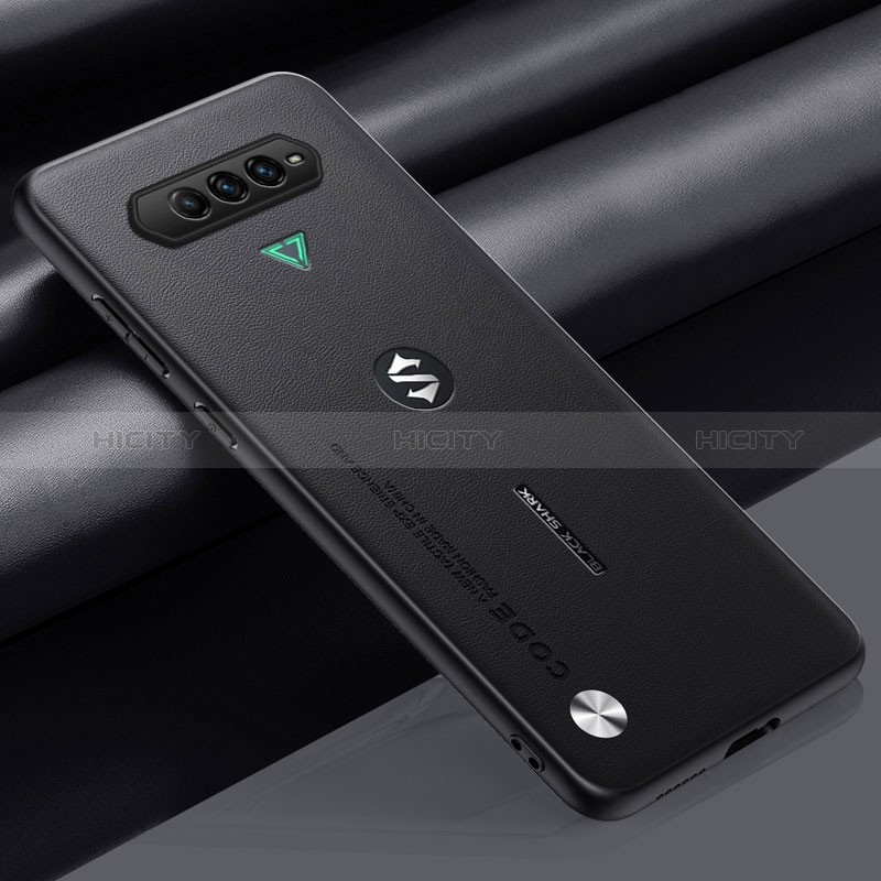 Xiaomi Black Shark 4 5G用ケース 高級感 手触り良いレザー柄 S02 Xiaomi ブラック