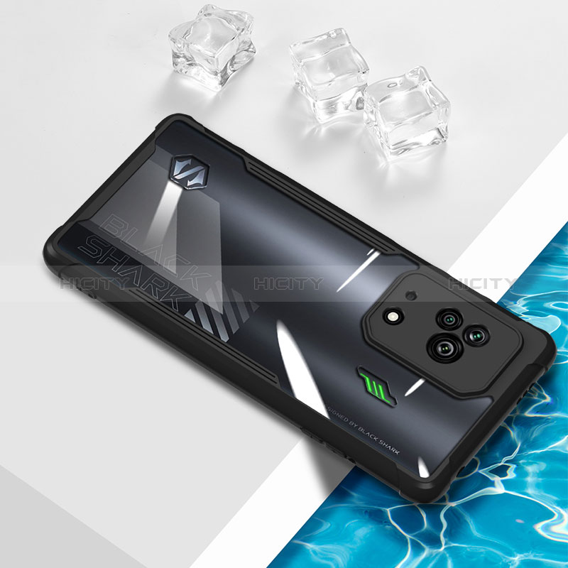 Xiaomi Black Shark 5 5G用極薄ソフトケース シリコンケース 耐衝撃 全面保護 クリア透明 BH1 Xiaomi ブラック