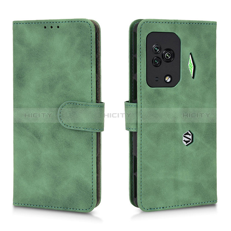 Xiaomi Black Shark 5 Pro 5G用手帳型 レザーケース スタンド カバー L01Z Xiaomi グリーン