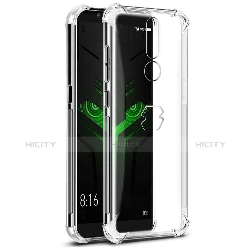 Xiaomi Black Shark Helo用極薄ソフトケース シリコンケース 耐衝撃 全面保護 クリア透明 T02 Xiaomi クリア