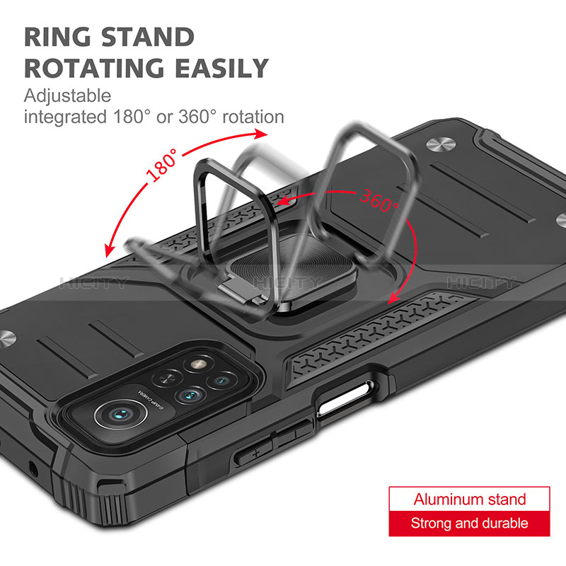 Xiaomi Mi 10T 5G用ハイブリットバンパーケース プラスチック アンド指輪 マグネット式 MQ1 Xiaomi 