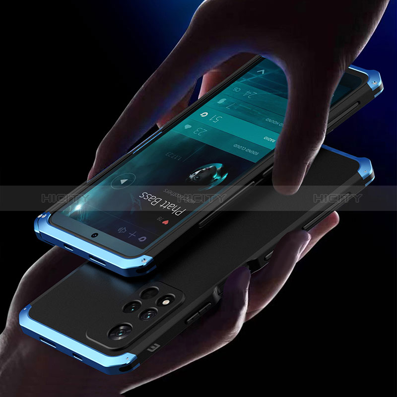 Xiaomi Mi 11i 5G (2022)用360度 フルカバー ケース 高級感 手触り良い アルミメタル 製の金属製 Xiaomi 