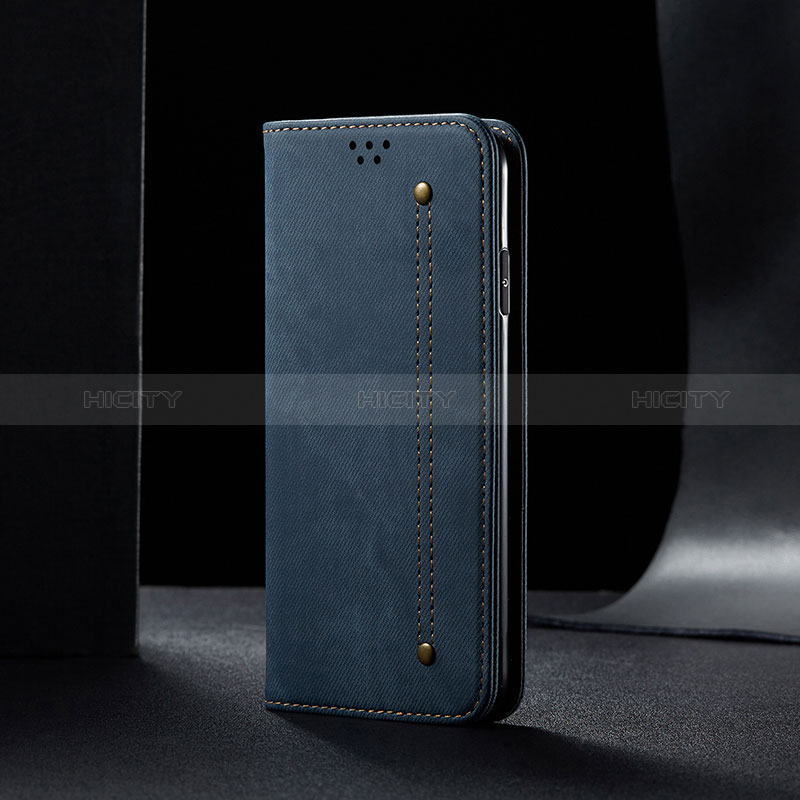 Xiaomi Mi 11X 5G用手帳型 布 スタンド B01S Xiaomi ネイビー