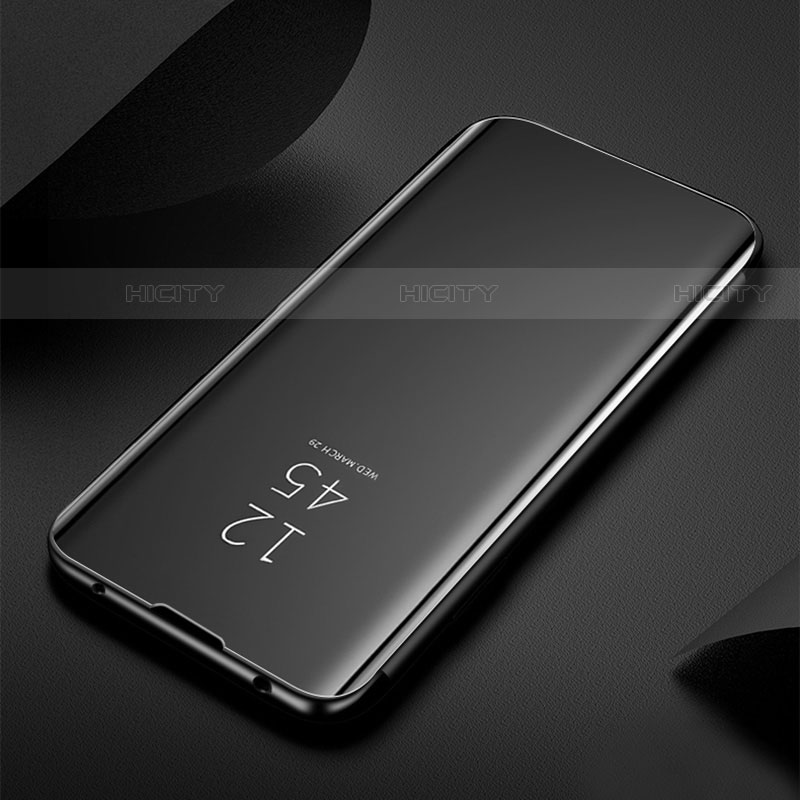 Xiaomi Mi 12 Pro 5G用手帳型 レザーケース スタンド 鏡面 カバー Xiaomi ブラック