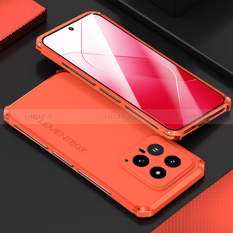 Xiaomi Mi 14 Pro 5G用360度 フルカバー ケース 高級感 手触り良い アルミメタル 製の金属製 Xiaomi 