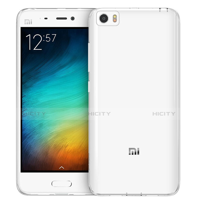 Xiaomi Mi 5用極薄ソフトケース シリコンケース 耐衝撃 全面保護 クリア透明 カバー Xiaomi クリア