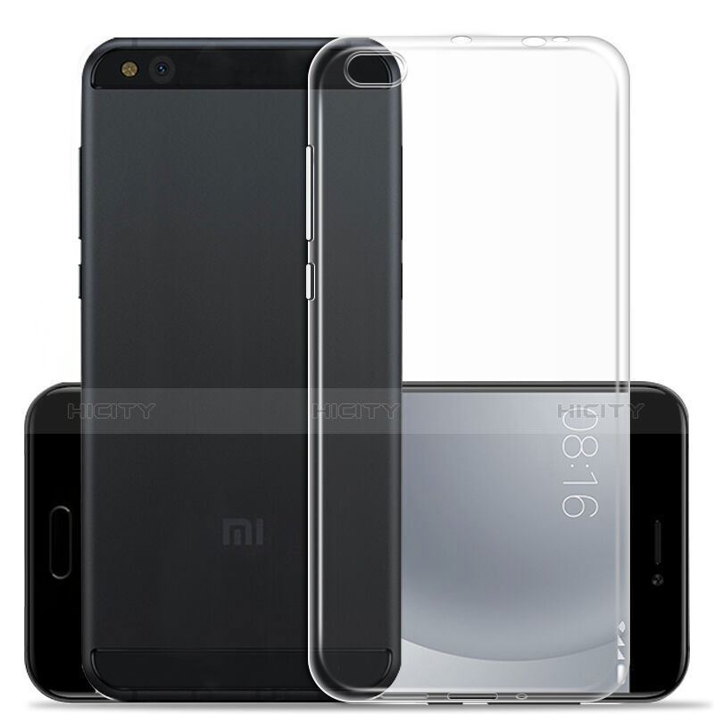 Xiaomi Mi 5C用極薄ソフトケース シリコンケース 耐衝撃 全面保護 クリア透明 カバー Xiaomi クリア