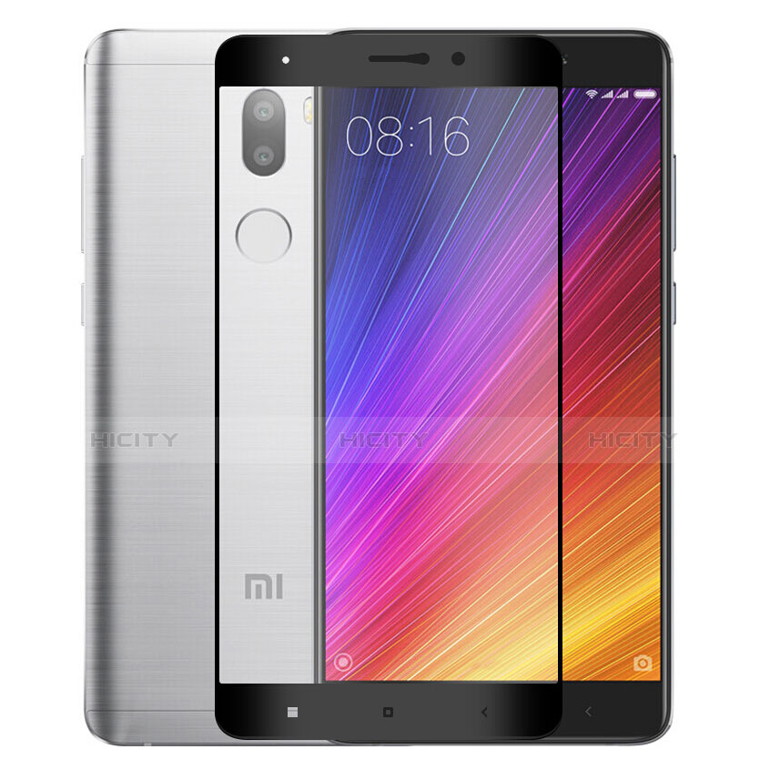 Xiaomi Mi 5S Plus用強化ガラス フル液晶保護フィルム Xiaomi ブラック