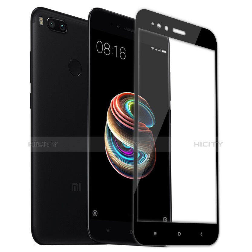 Xiaomi Mi 5X用強化ガラス フル液晶保護フィルム F02 Xiaomi ブラック