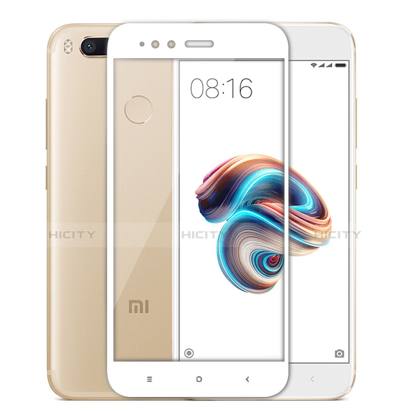 Xiaomi Mi 5X用強化ガラス フル液晶保護フィルム F02 Xiaomi ホワイト