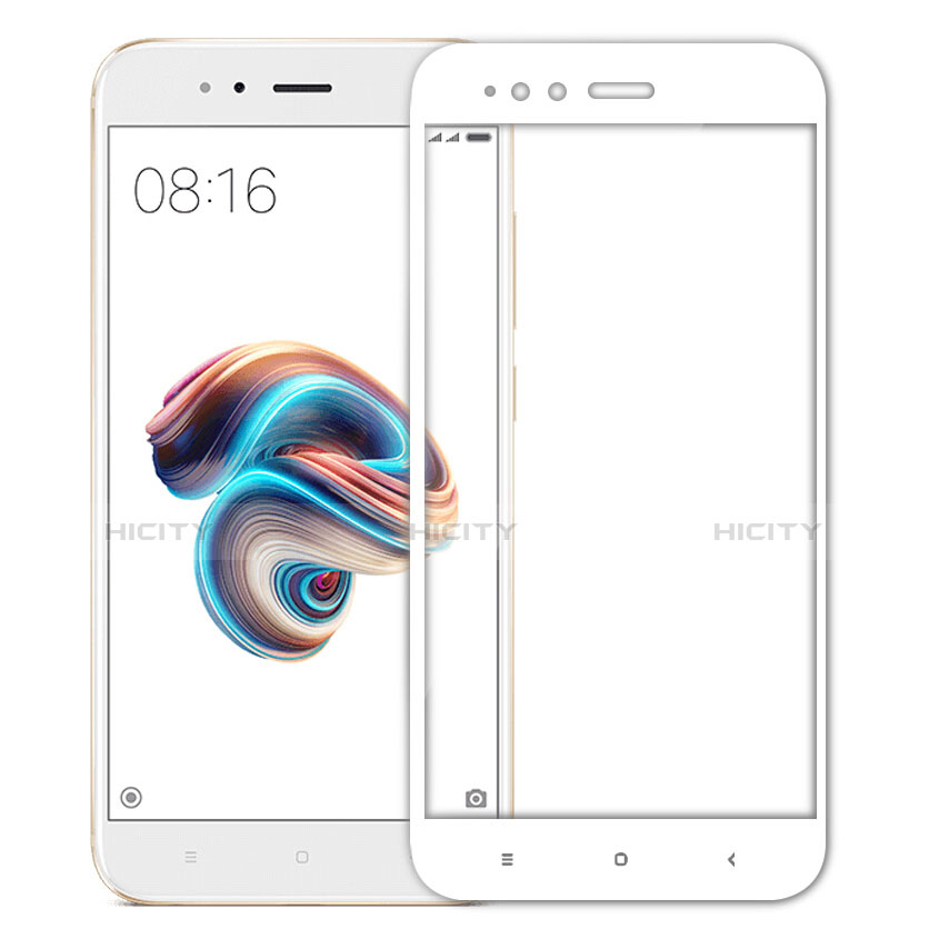 Xiaomi Mi 5X用強化ガラス フル液晶保護フィルム F02 Xiaomi ホワイト