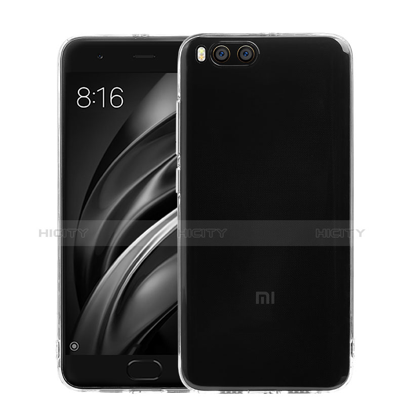 Xiaomi Mi 6用極薄ソフトケース シリコンケース 耐衝撃 全面保護 クリア透明 Xiaomi クリア