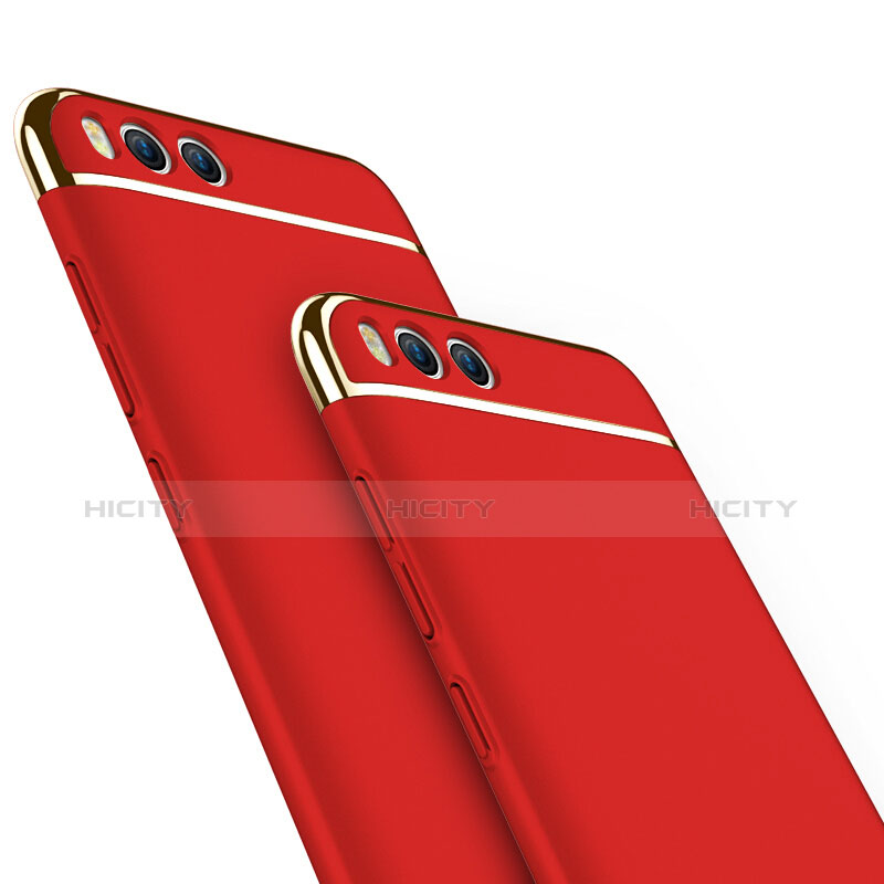 Xiaomi Mi 6用ケース 高級感 手触り良い アルミメタル 製の金属製 Xiaomi レッド