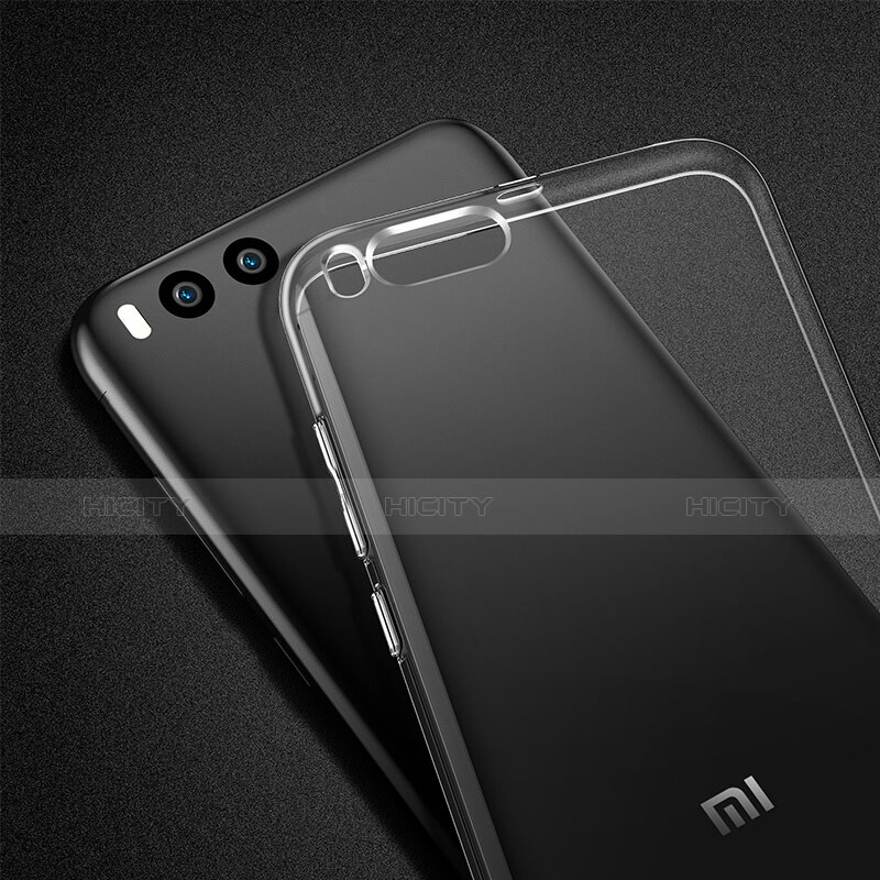 Xiaomi Mi 6用極薄ソフトケース シリコンケース 耐衝撃 全面保護 クリア透明 T03 Xiaomi クリア