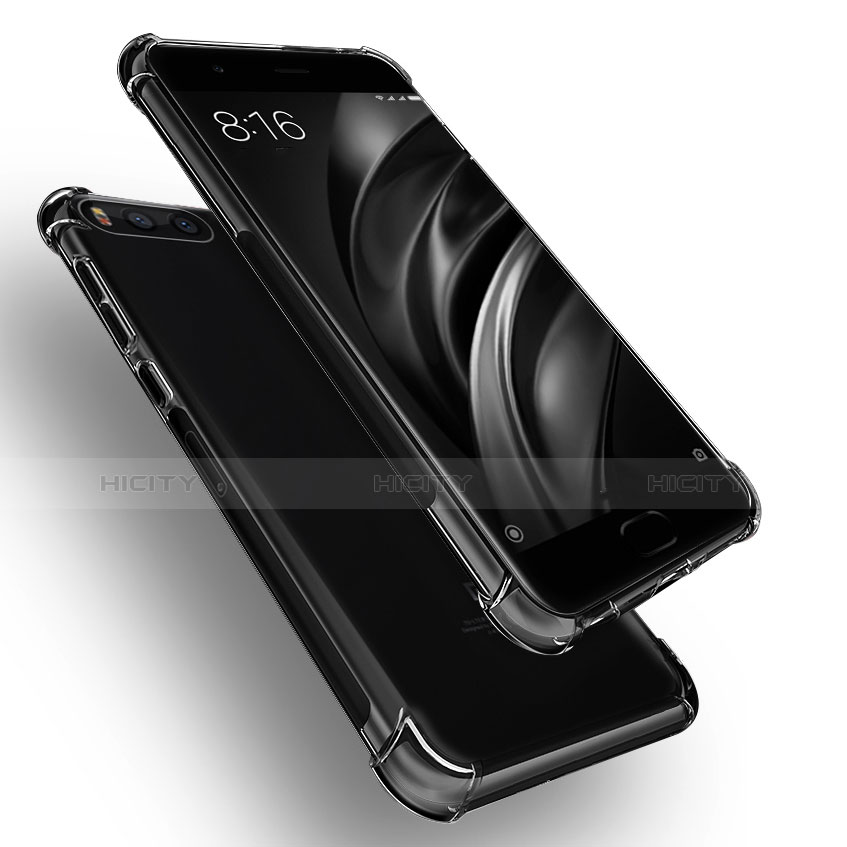 Xiaomi Mi 6用極薄ソフトケース シリコンケース 耐衝撃 全面保護 クリア透明 R01 Xiaomi クリア