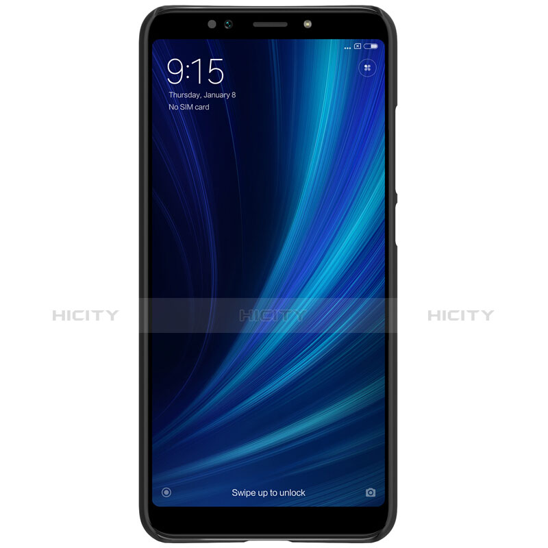 Xiaomi Mi 6X用ハードケース プラスチック メッシュ デザイン M01 Xiaomi ブラック