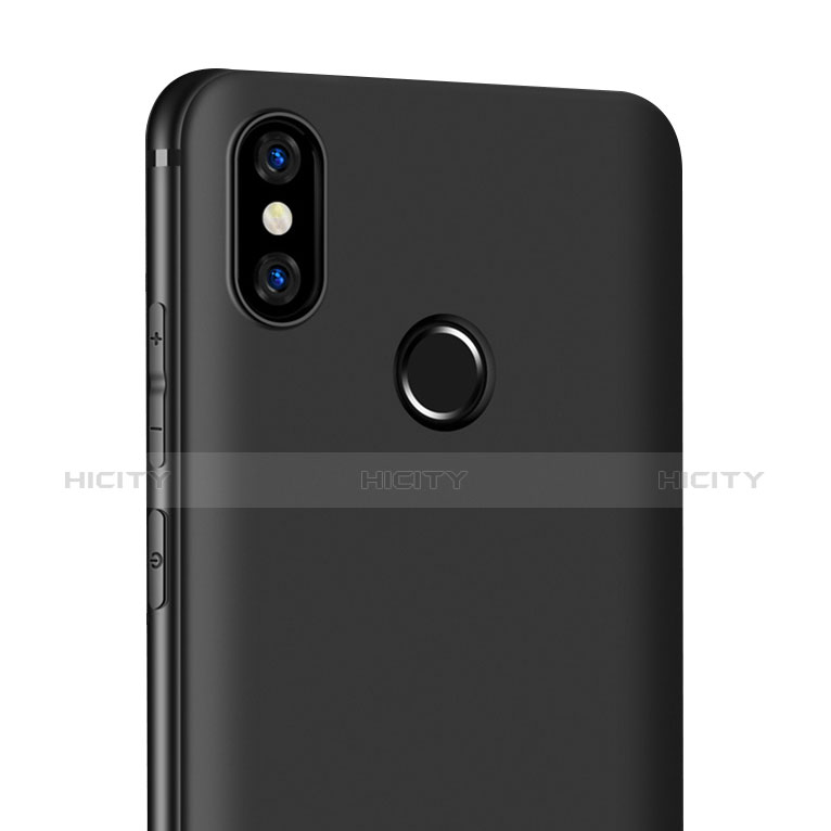 Xiaomi Mi 8用極薄ソフトケース シリコンケース 耐衝撃 全面保護 Xiaomi ブラック