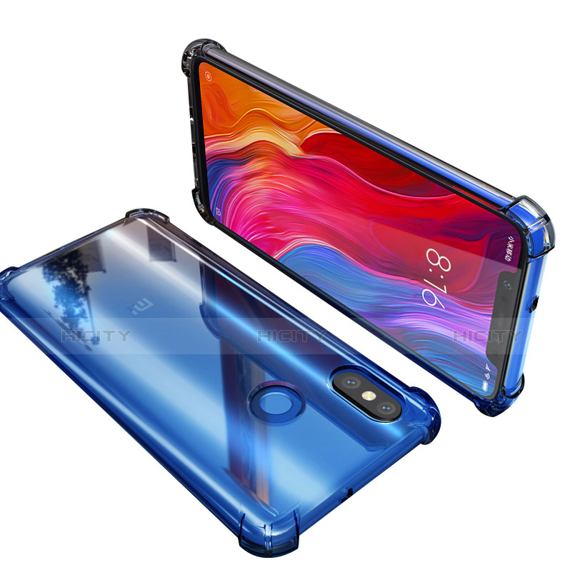 Xiaomi Mi 8用極薄ソフトケース シリコンケース 耐衝撃 全面保護 クリア透明 H03 Xiaomi 