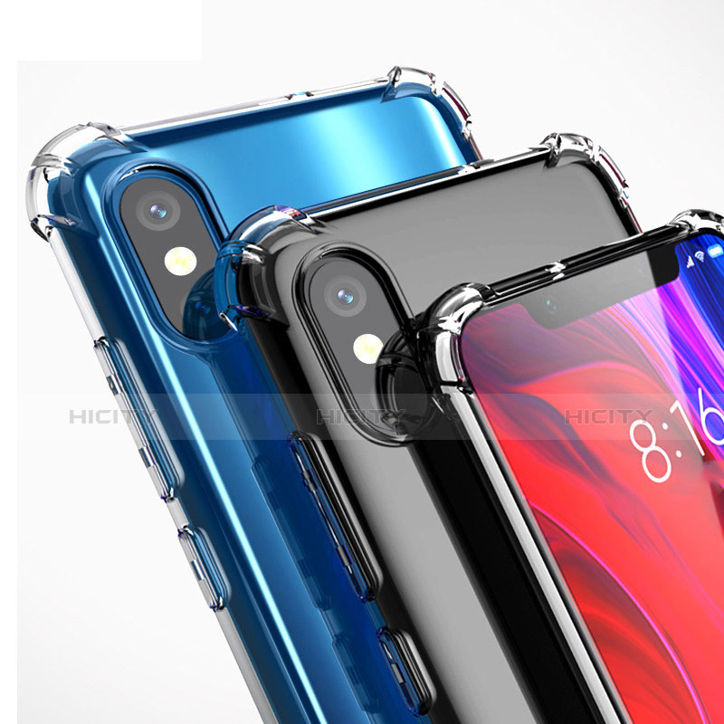 Xiaomi Mi 8用極薄ソフトケース シリコンケース 耐衝撃 全面保護 クリア透明 H03 Xiaomi 