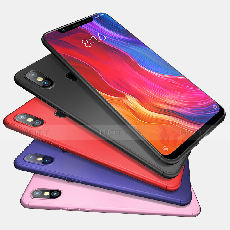 Xiaomi Mi 8用極薄ソフトケース シリコンケース 耐衝撃 全面保護 S01 Xiaomi 