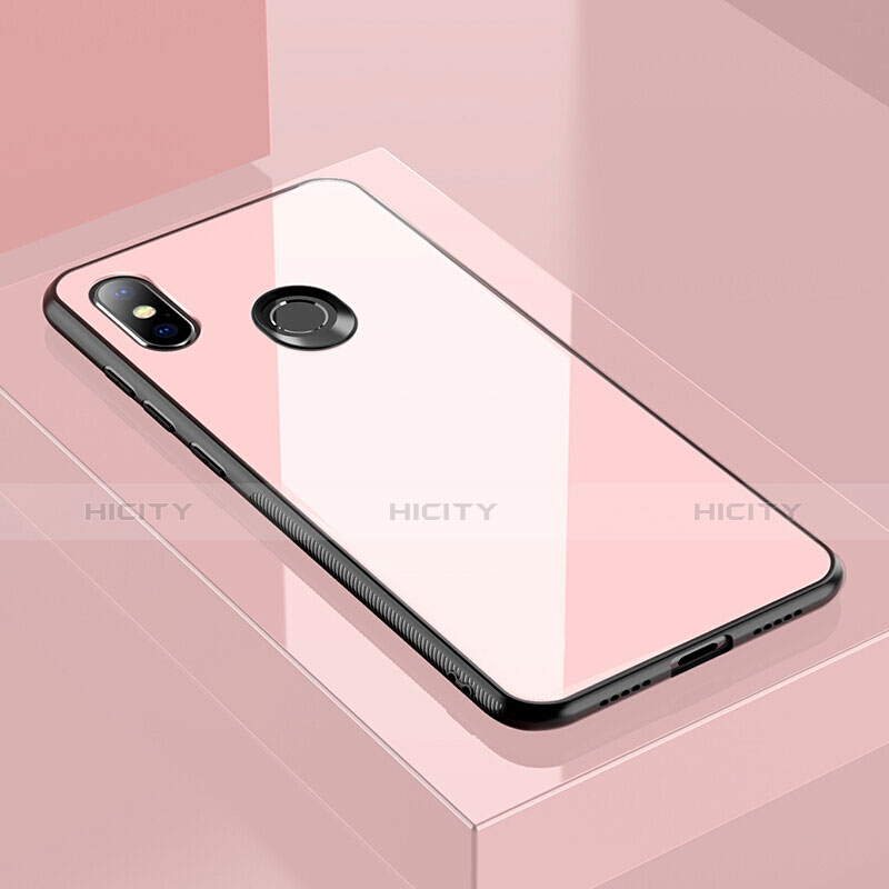 Xiaomi Mi 8用ハイブリットバンパーケース プラスチック 鏡面 カバー Xiaomi 