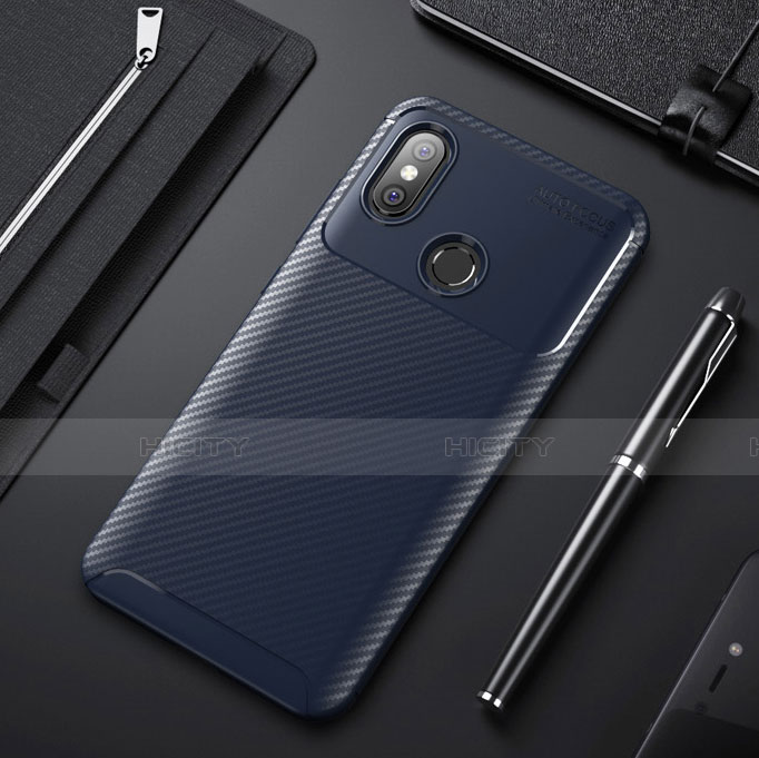 Xiaomi Mi 8用シリコンケース ソフトタッチラバー ツイル カバー A01 Xiaomi 