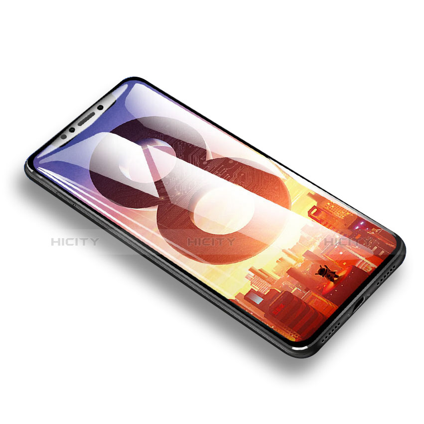 Xiaomi Mi 8 Explorer用強化ガラス フル液晶保護フィルム F04 Xiaomi ブラック