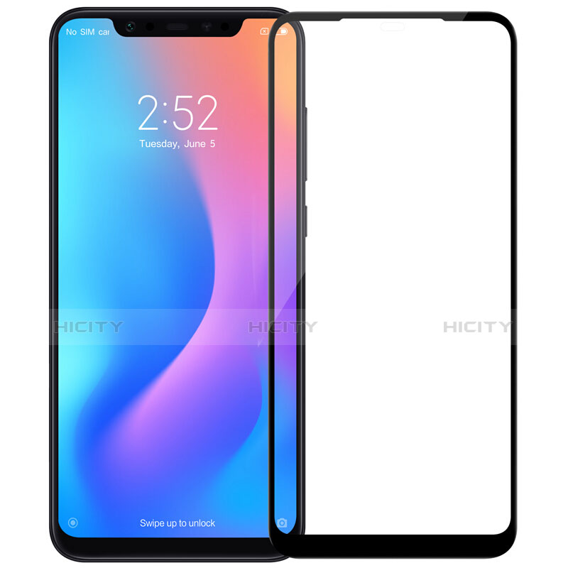 Xiaomi Mi 8用強化ガラス フル液晶保護フィルム F04 Xiaomi ブラック