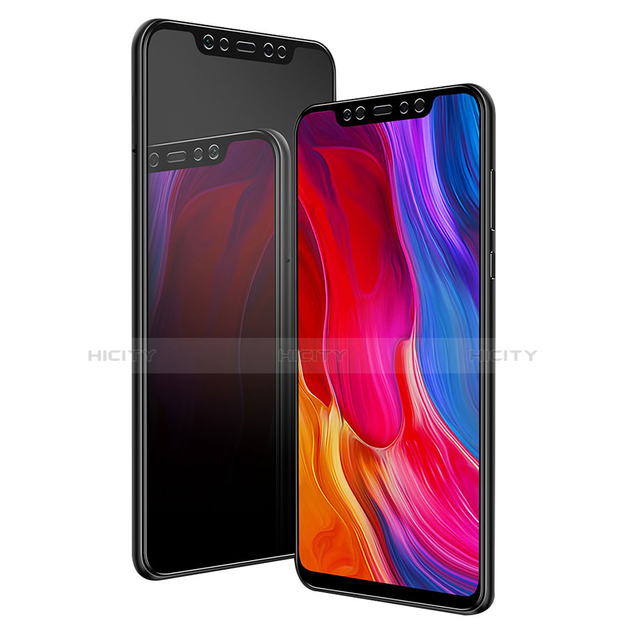 Xiaomi Mi 8用強化ガラス フル液晶保護フィルム F08 Xiaomi ブラック