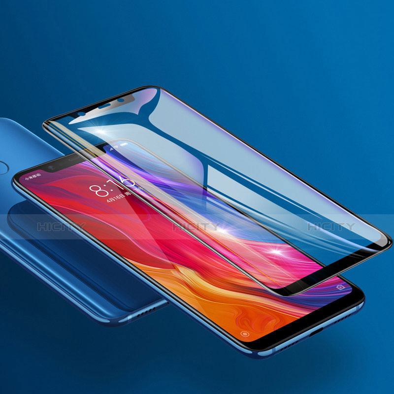 Xiaomi Mi 8用強化ガラス フル液晶保護フィルム F12 Xiaomi ブラック