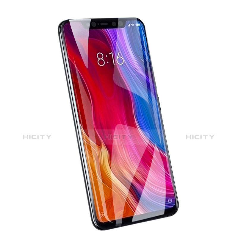 Xiaomi Mi 8用強化ガラス フル液晶保護フィルム F17 Xiaomi ブラック