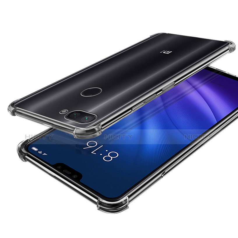 Xiaomi Mi 8 Lite用極薄ソフトケース シリコンケース 耐衝撃 全面保護 クリア透明 H01 Xiaomi クリア