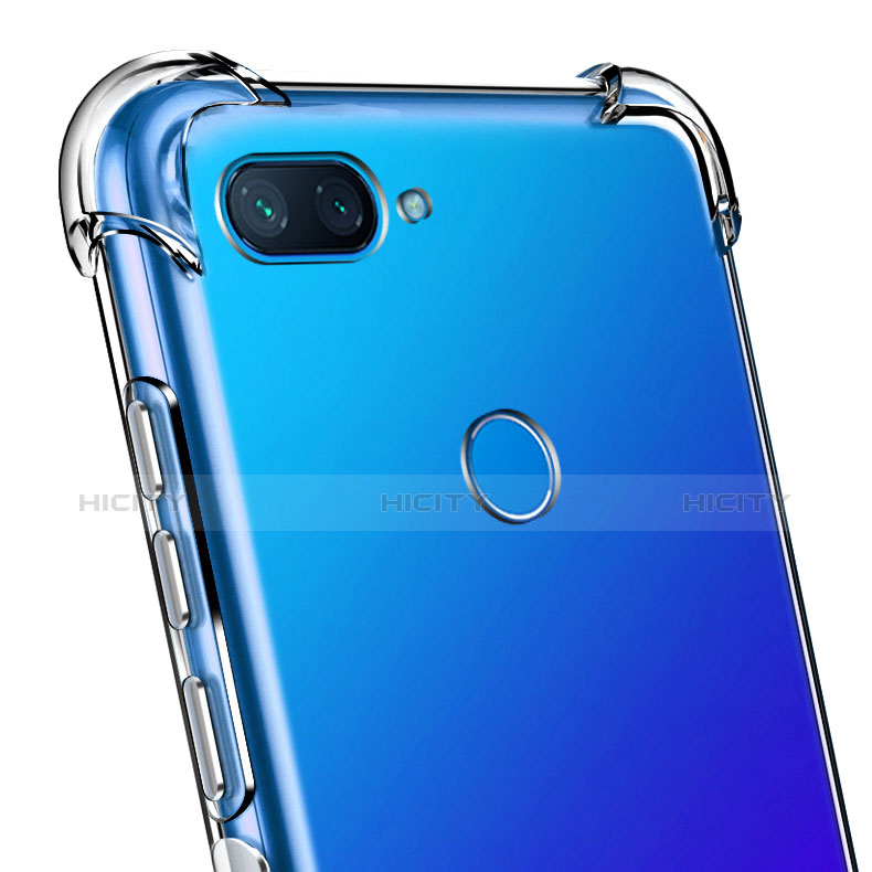 Xiaomi Mi 8 Lite用極薄ソフトケース シリコンケース 耐衝撃 全面保護 クリア透明 T02 Xiaomi クリア