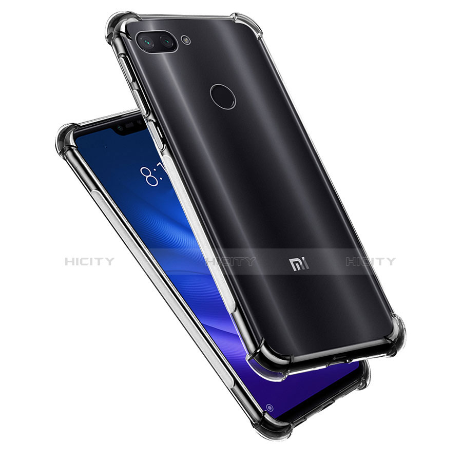 Xiaomi Mi 8 Lite用極薄ソフトケース シリコンケース 耐衝撃 全面保護 クリア透明 T04 Xiaomi クリア