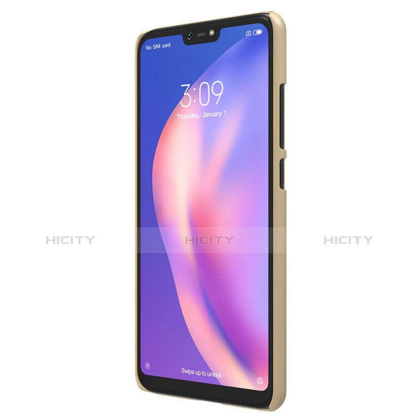 Xiaomi Mi 8 Lite用ハードケース プラスチック 質感もマット Xiaomi ゴールド