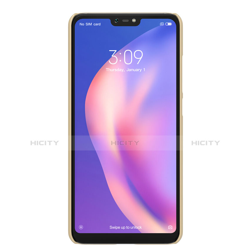 Xiaomi Mi 8 Lite用ハードケース プラスチック 質感もマット Xiaomi ゴールド