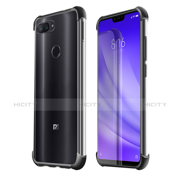 Xiaomi Mi 8 Lite用極薄ソフトケース シリコンケース 耐衝撃 全面保護 クリア透明 H01 Xiaomi 