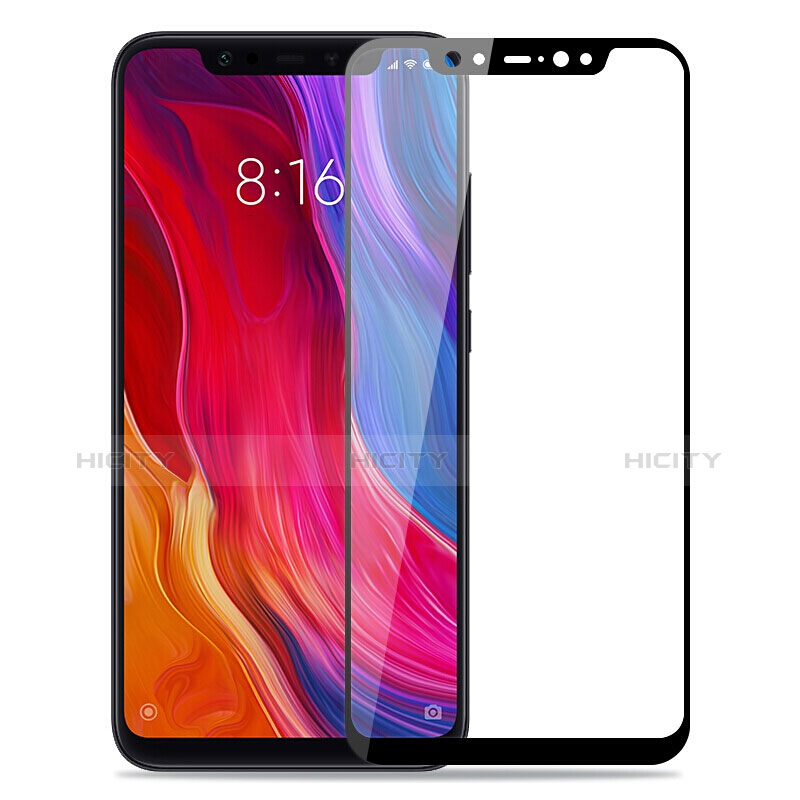 Xiaomi Mi 8 Pro Global Version用強化ガラス フル液晶保護フィルム Xiaomi ブラック