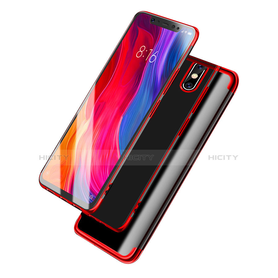 Xiaomi Mi 8 Screen Fingerprint Edition用極薄ソフトケース シリコンケース 耐衝撃 全面保護 クリア透明 H02 Xiaomi 