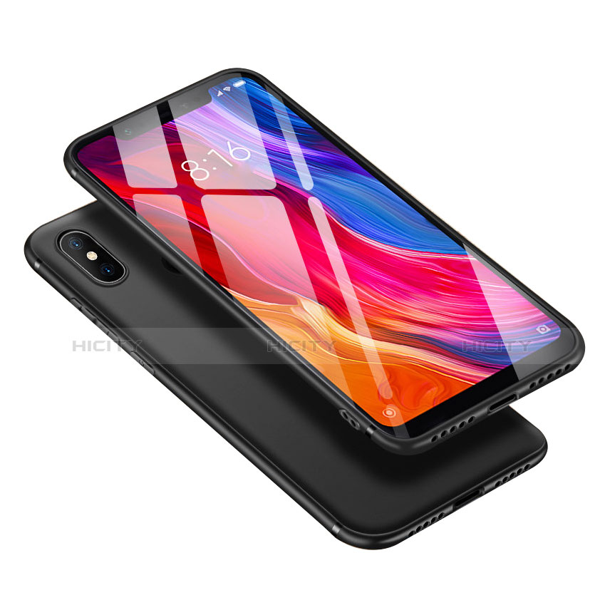 Xiaomi Mi 8 SE用極薄ソフトケース シリコンケース 耐衝撃 全面保護 アンド指輪 バンパー Xiaomi 