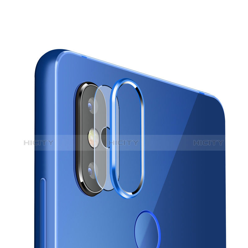 Xiaomi Mi 8 SE用強化ガラス カメラプロテクター カメラレンズ 保護ガラスフイルム Xiaomi ネイビー