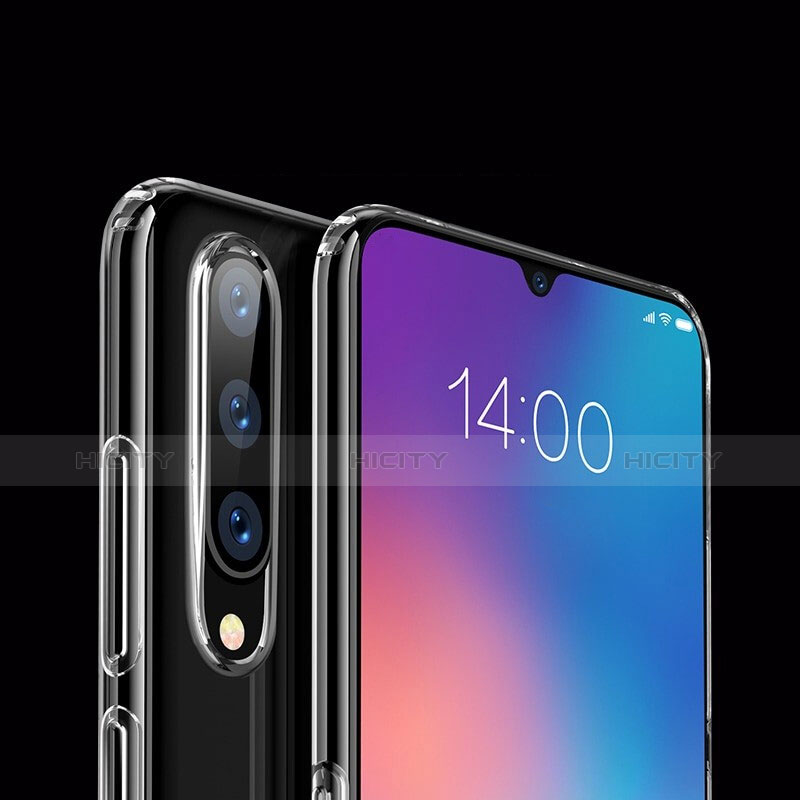 Xiaomi Mi 9用極薄ソフトケース シリコンケース 耐衝撃 全面保護 クリア透明 T08 Xiaomi クリア