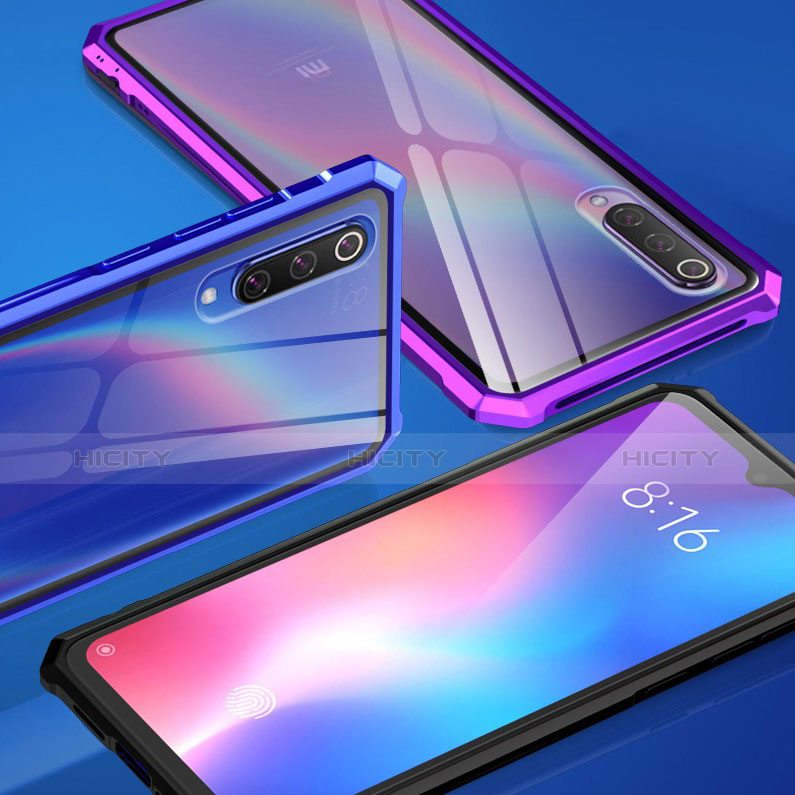 Xiaomi Mi 9用ハイブリットバンパーケース クリア透明 プラスチック 鏡面 カバー Xiaomi 