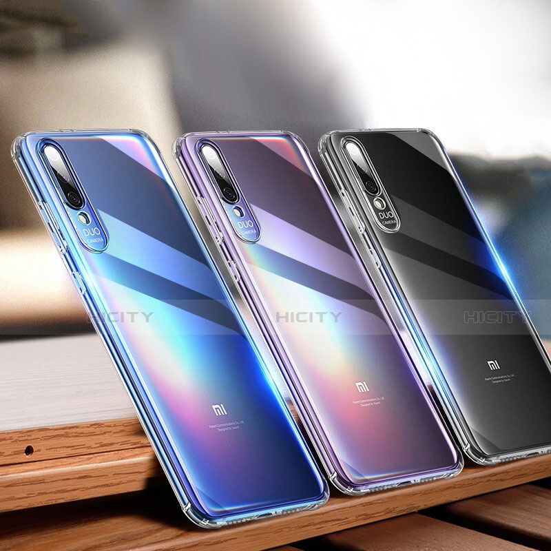 Xiaomi Mi 9 Lite用極薄ソフトケース シリコンケース 耐衝撃 全面保護 クリア透明 T06 Xiaomi クリア