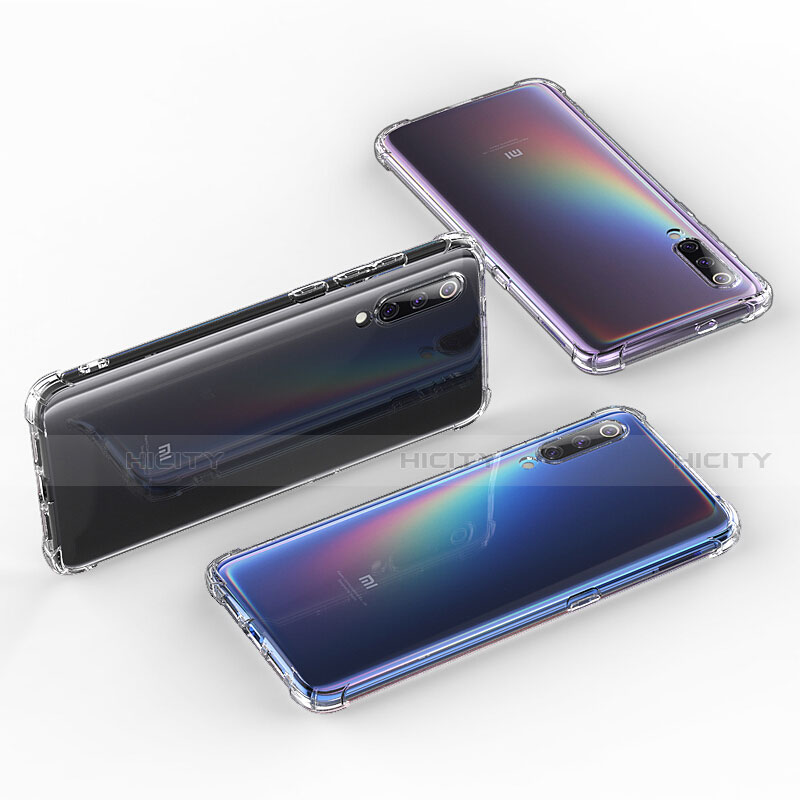 Xiaomi Mi 9 Lite用極薄ソフトケース シリコンケース 耐衝撃 全面保護 クリア透明 T11 Xiaomi クリア