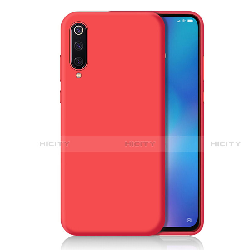 Xiaomi Mi 9 Lite用極薄ソフトケース シリコンケース 耐衝撃 全面保護 S04 Xiaomi レッド