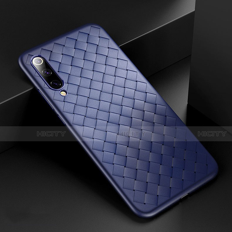 Xiaomi Mi 9 Lite用シリコンケース ソフトタッチラバー レザー柄 Xiaomi 