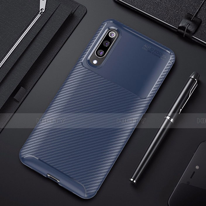 Xiaomi Mi 9 Lite用シリコンケース ソフトタッチラバー ツイル カバー Xiaomi 