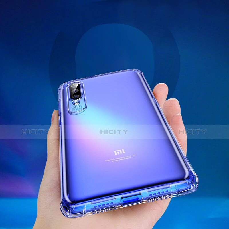 Xiaomi Mi 9 Pro 5G用極薄ソフトケース シリコンケース 耐衝撃 全面保護 クリア透明 T09 Xiaomi クリア